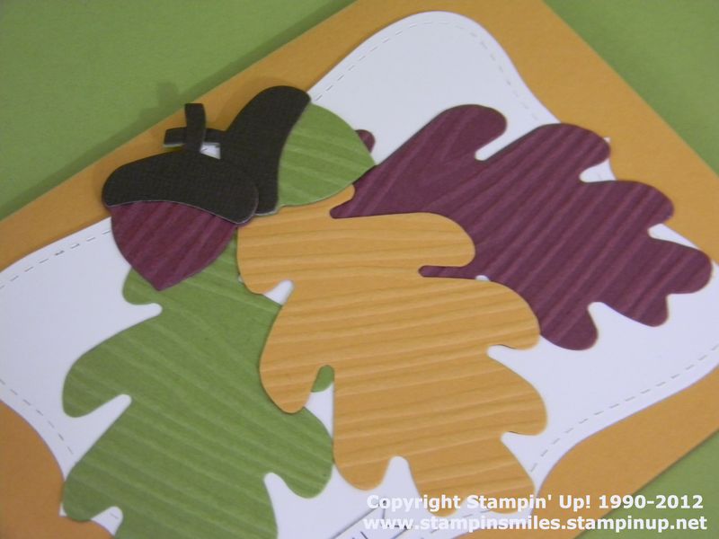 You'll love this top notch Autumn Accents Die card idea